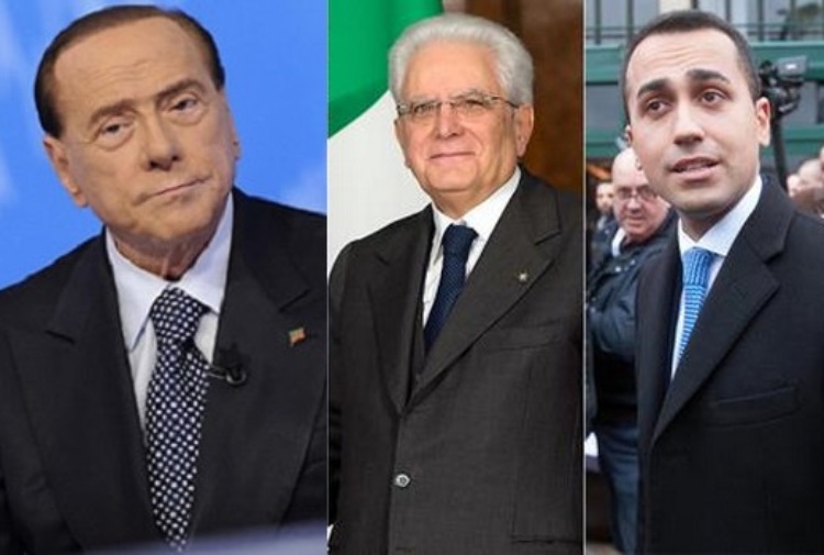 Berlusconi, Mattarella, Di Maio
