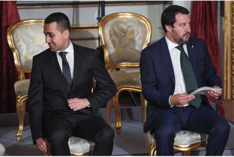 Luigi Di Maio e Matteo Salvini (Ansa)