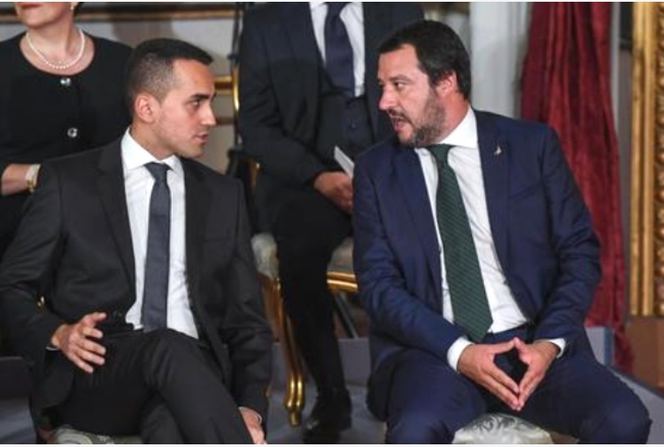 Luigi Di Maio e Matteo Salvini, nemici-amici