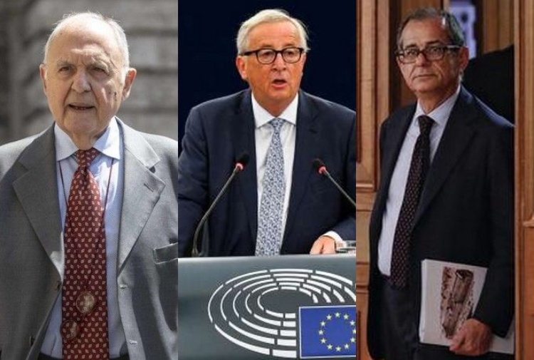 Savona, Juncker e Tria